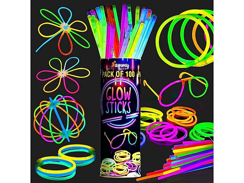 Montegoni Knicklicht 100 Stk. Knicklichter, Armreifen, Leuchtstäbe, Glowsti günstig online kaufen