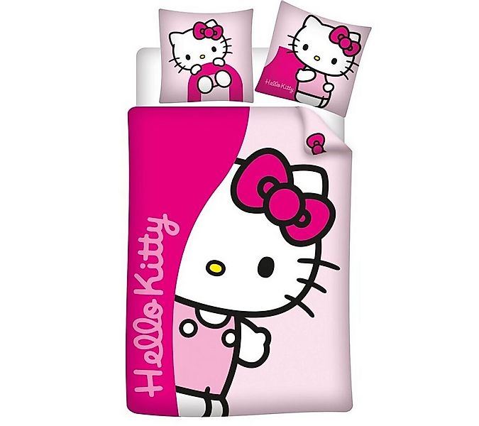 Hello Kitty Bettwäsche Hello Kitty Mädchen Flanell Bettwäsche 2tlg. Set 135 günstig online kaufen