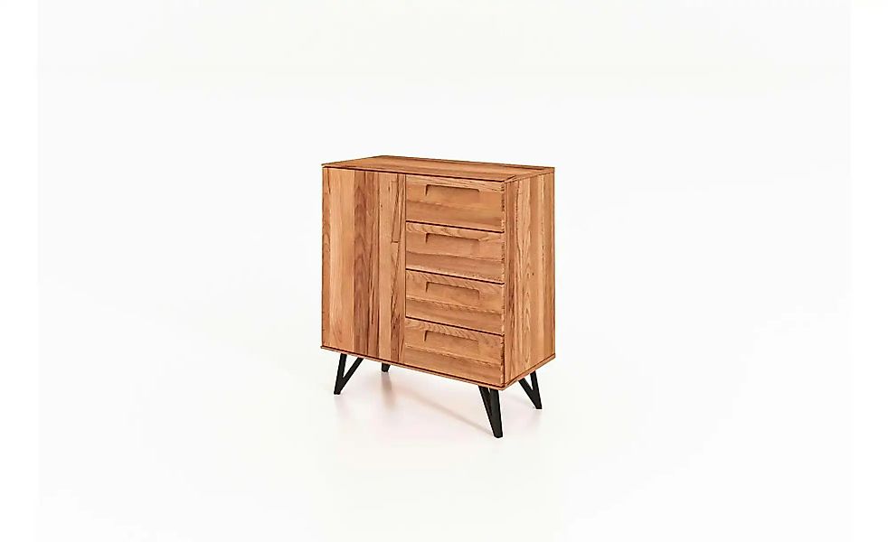 Highboard  Karl ¦ holzfarben ¦ Maße (cm): B: 91 H: 100 Kommoden & Sideboard günstig online kaufen