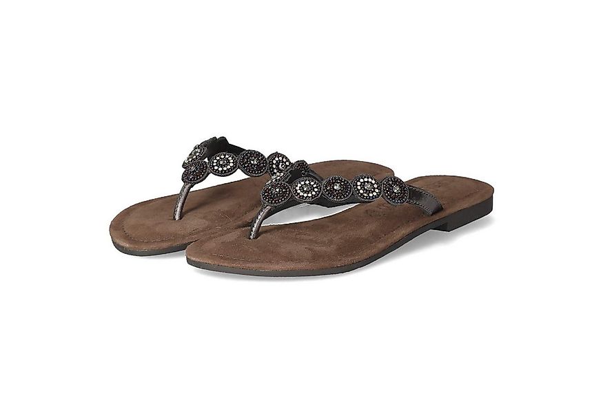 Lazamani LAZAMANI LA33772 PEWTER Damen Glattleder grau Pantolette günstig online kaufen