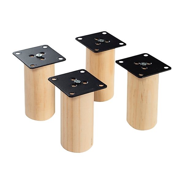 Astigarraga Kit Line Möbelfuß Vollholz Regalbeine günstig online kaufen