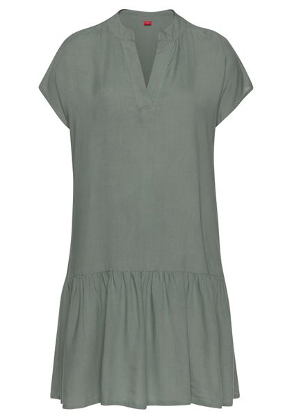 s.Oliver Blusenkleid mit Volant am Rock, günstig online kaufen