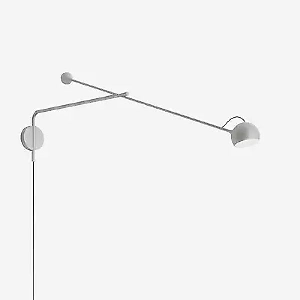 Artemide Ixa Arm Wandleuchte LED, grau - 3.000 K - mit Stecker günstig online kaufen