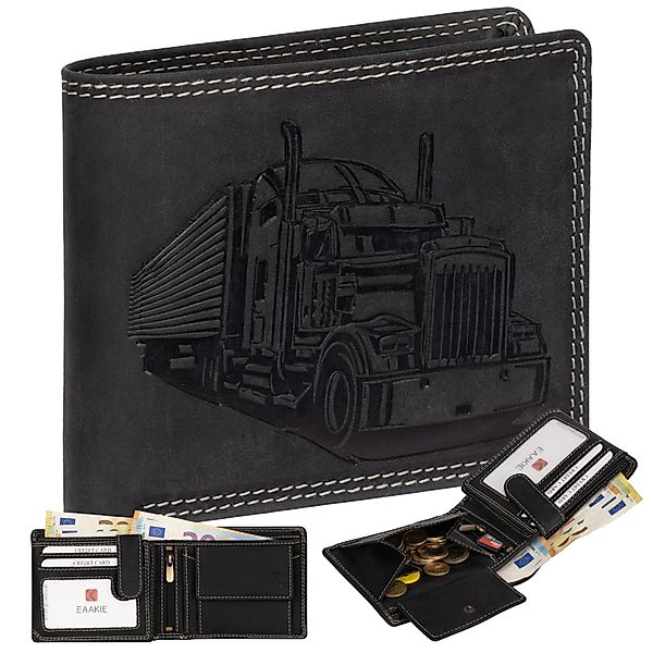 EAAKIE Geldbörse RFID Büffel Echt Leder günstig online kaufen