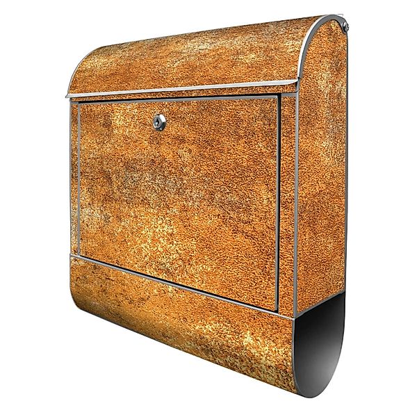 Banjado Design Briefkasten Silber Pulverbeschichtet 39x47x14cm 2 Schlüssel günstig online kaufen