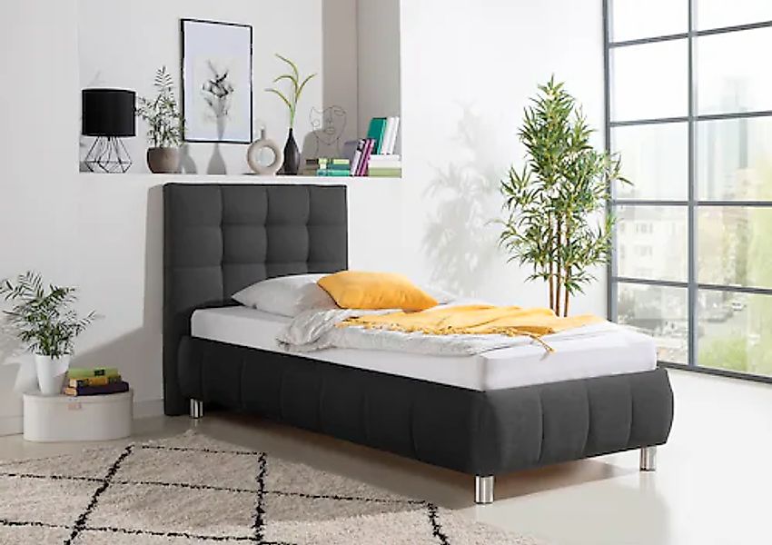 Maintal Polsterbett "Lalley" inkl. Bettkasten in H2,H3,H4 und 3 Matratzen A günstig online kaufen