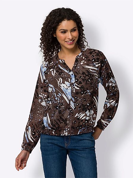 heine Klassische Bluse Druckbluse günstig online kaufen