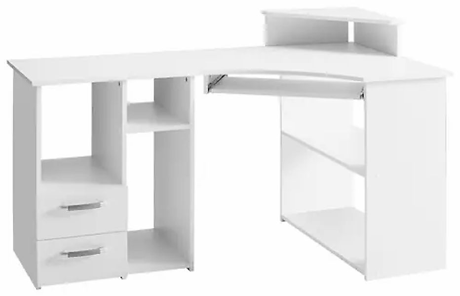 VOGL Möbelfabrik Schreibtisch »Sam« Eckschreibtisch, Tastaturauszug, Monito günstig online kaufen