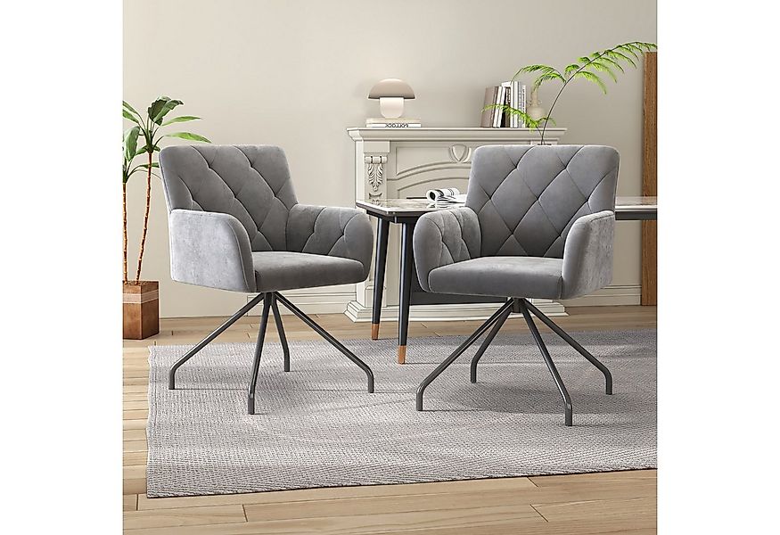 Flieks Polsterstuhl (Set, 2 St), 2er Set Esszimmerstuhl Wohnzimmerstuhl mit günstig online kaufen