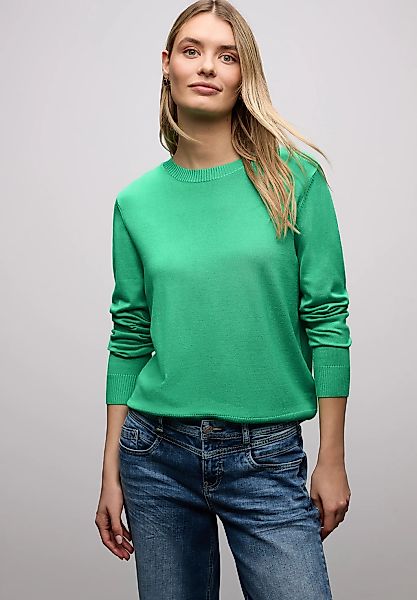 STREET ONE Strickpullover aus Viskosemix günstig online kaufen