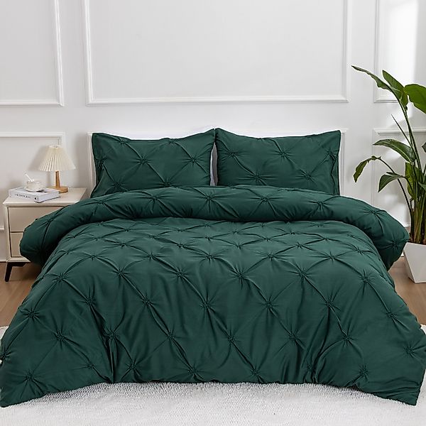 ibettertec Bettwäsche Bettwäsche Pinch Pleat Bettbezug günstig online kaufen