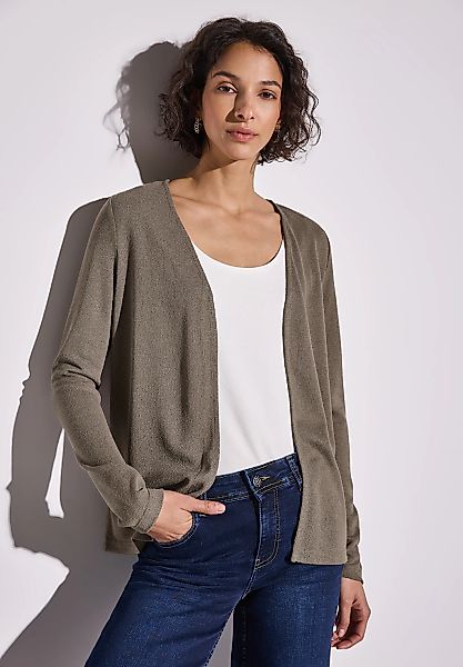STREET ONE Shirtjacke "NETTE", im Strick Look günstig online kaufen