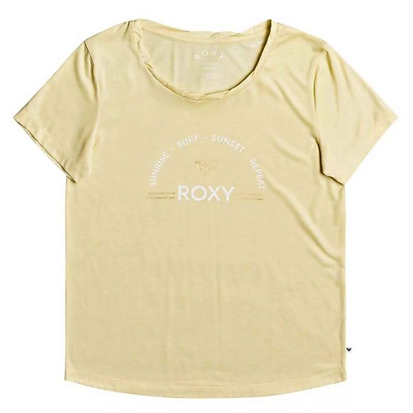 Roxy Chasing The Swell Kurzärmeliges T-shirt M Pale Banana günstig online kaufen