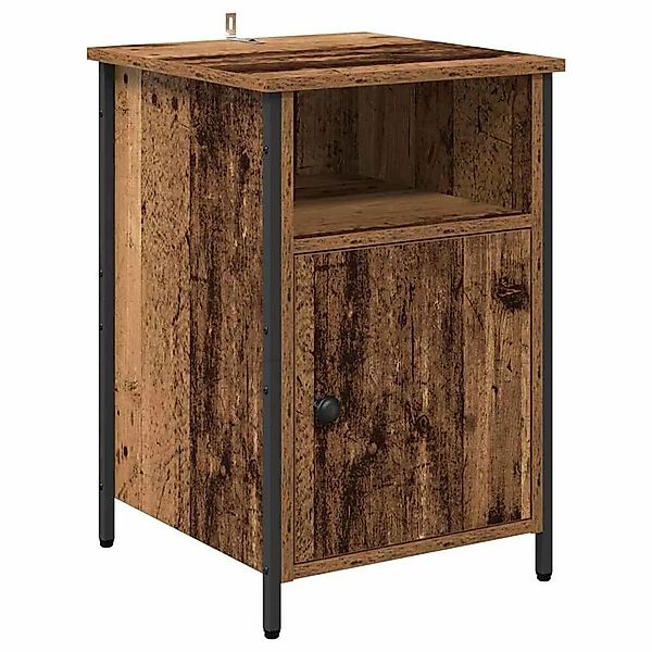 vidaXL Nachttisch Altholz 40 x 42 x 60 cm Holzwerkstoff 881832 günstig online kaufen