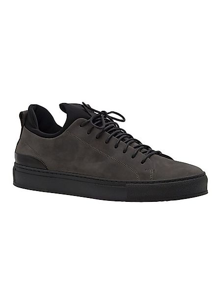 emilio adani Herren Sneaker aus Nubuk-Leder, Anthrazit Sneaker günstig online kaufen
