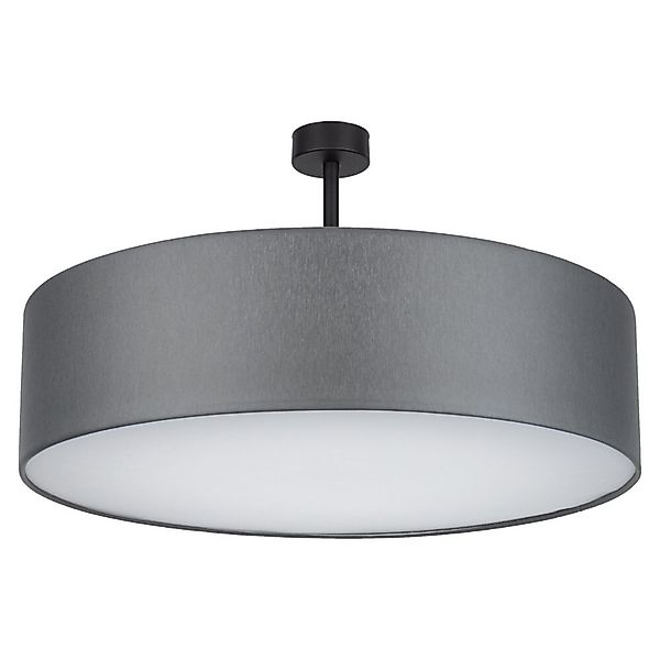 famlights | Deckenleuchte Melinda in Grau E27 4-flammig 600mm günstig online kaufen