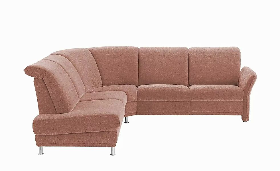 Polstermöbel Oelsa Ecksofa  Mallorca ¦ rosa/pink ¦ Maße (cm): B: 267 H: 92 günstig online kaufen