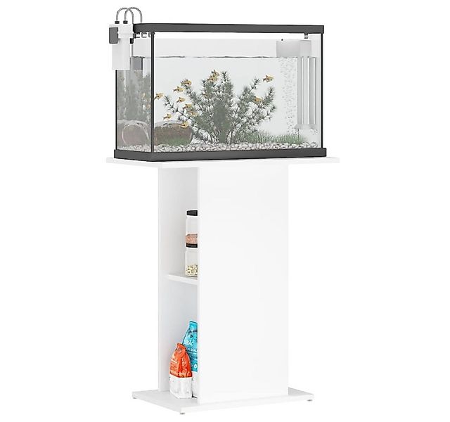 vidaXL Aquariumunterschrank Aquariumständer Weiß 60,5x36x72,5 cm Holzwerkst günstig online kaufen