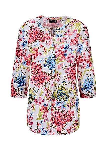 GOLDNER Tunika "Pflegeleichte Bluse mit Blumenmuster" günstig online kaufen