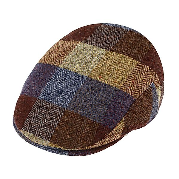 Fiebig Flat Cap Wolle Fischgrät Karo günstig online kaufen