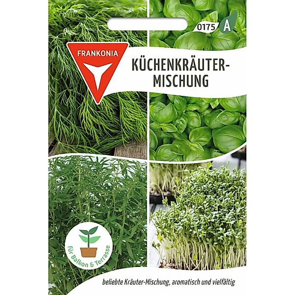 FRANKONIA Küchenkräuter-Mischung Basilikum Bohnenkraut Dill Kresse günstig online kaufen