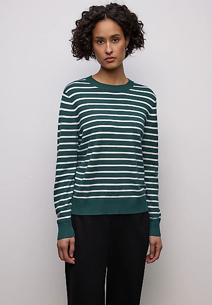 STREET ONE Rundhalspullover Rundhalsausschnitt günstig online kaufen