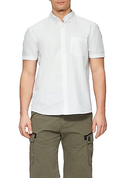 s.Oliver Kurzarmhemd mit Waschung und gewebtem Tape günstig online kaufen