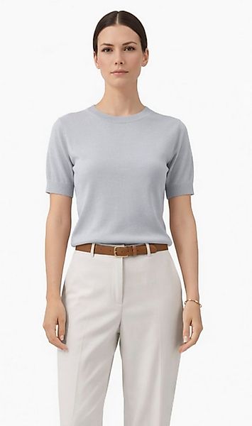 Emporio Armani Strickpullover Pullover Kurzarm Strickpulli mit Gesticktes L günstig online kaufen