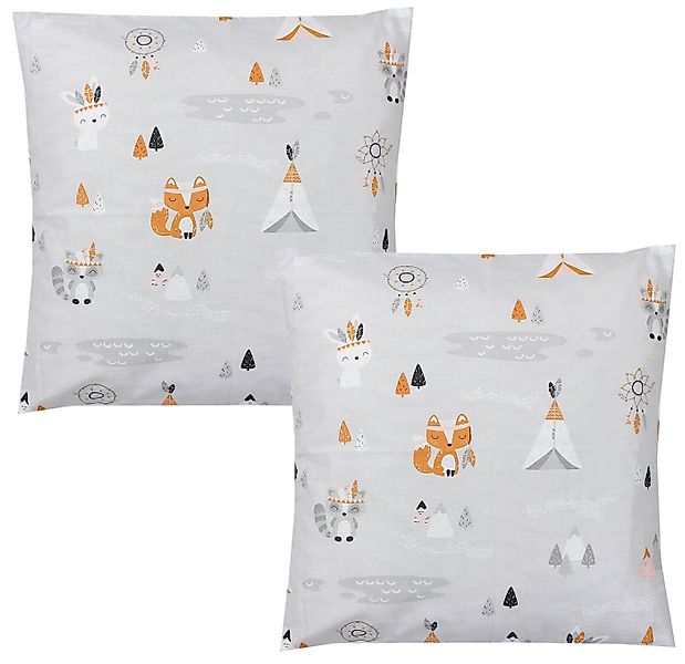 TupTam Kissenbezüge Kinder Kissenbezug Dekorativ Gemustert mit Hotelverschl günstig online kaufen