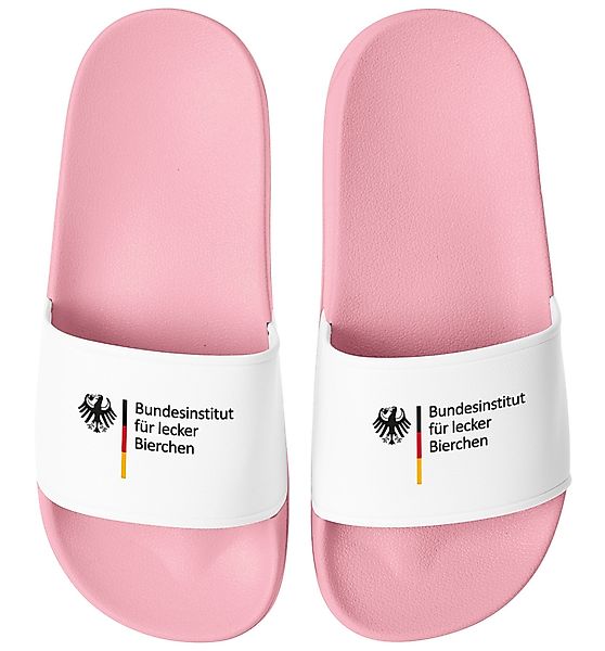 MoonWorks Badeschlappen Badelatschen Unisex mit Aufdruck günstig online kaufen