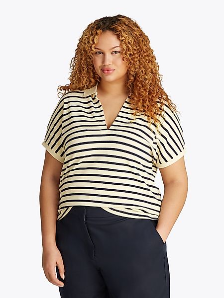 Tommy Hilfiger Curve Poloshirt CRV LYOCELL günstig online kaufen