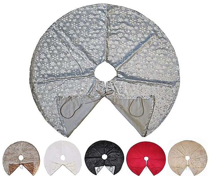 JACK Weihnachtsbaumdecke Kuschlige Christbaumdecke Rund Ø 120cm Weihnachtsb günstig online kaufen