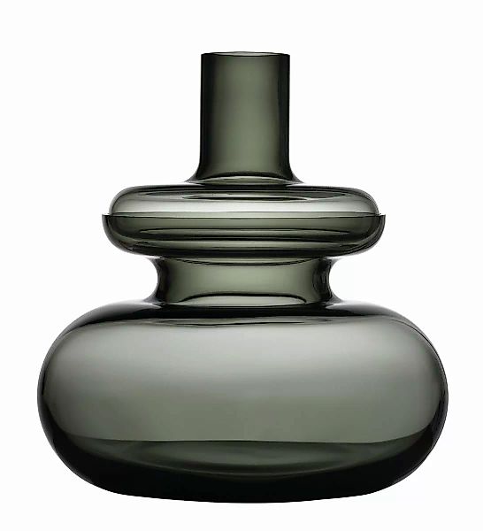 Zone Denmark Vasen Inu Vase smoked grey 31,7 x 33 cm (grau) günstig online kaufen