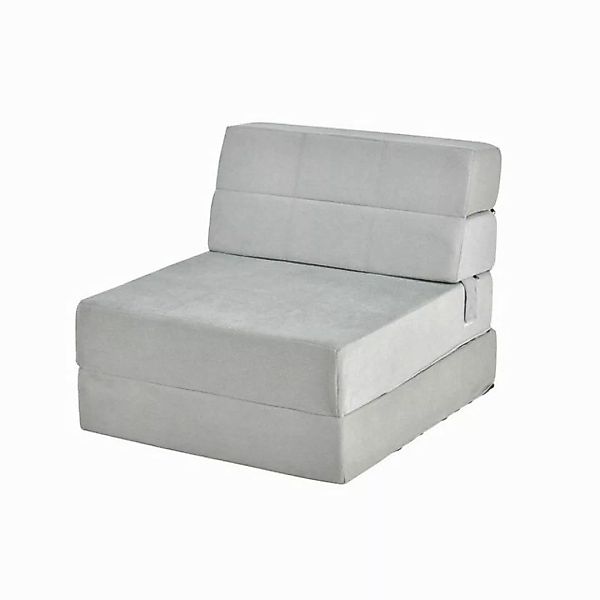 KOMFOTTEU Sofa Bodensofa, 3 in 1 klappbares Sofabett,aus Schaumstoff günstig online kaufen