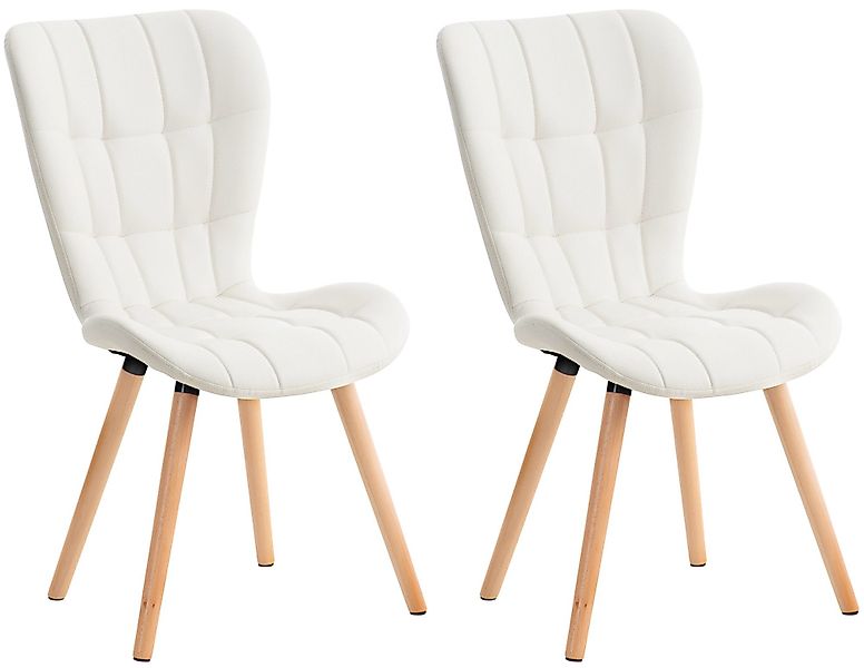 CLP Esszimmerstuhl Elda (2er Set), Samt, günstig online kaufen