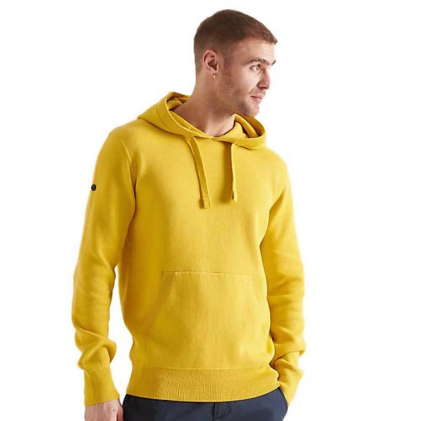 Superdry Essential Cotton Pullover XL Sulphur Yellow günstig online kaufen