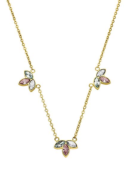 Purelei Gliederkette Flowery, mit Zirkoniasteinen günstig online kaufen