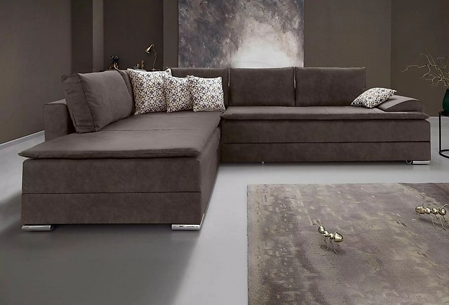 INOSIGN Ecksofa Night & Day L-Form, mit Boxspring Bettfunktion 180x200 cm, günstig online kaufen