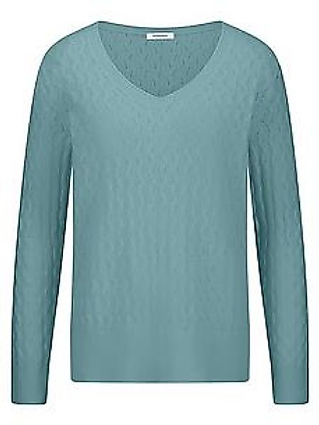 Pullover Kaschmir Peter Hahn türkis günstig online kaufen