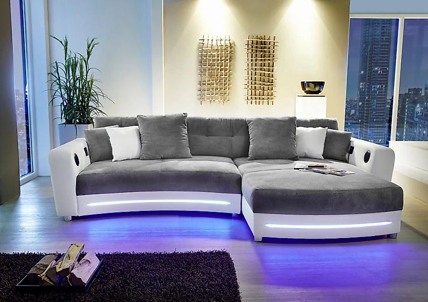 Jockenhöfer Gruppe Ecksofa "Laredo L-Form" inklusive RGB-LED-Beleuchtung un günstig online kaufen