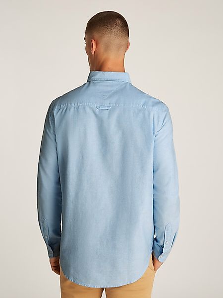Tommy Jeans Langarmhemd "TJM REG OXFORD SHIRT EXT", mit Logostickerei günstig online kaufen