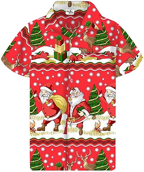 King Kameha Hawaiihemd Christmas Border Print günstig online kaufen