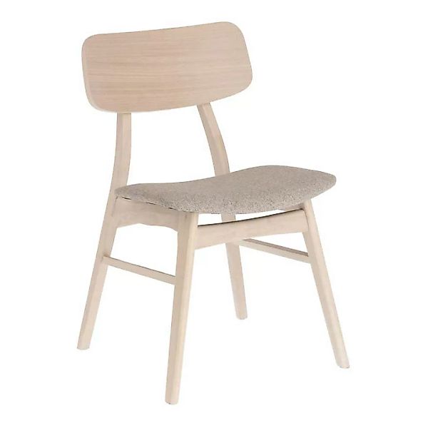Küchenstühle aus Akazie Massivholz gepolsterter Sitzfläche in Grau (2er Set günstig online kaufen