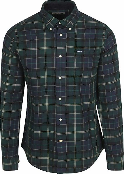 Barbour Fortrose Hemd Dunkelgrün - Größe M günstig online kaufen