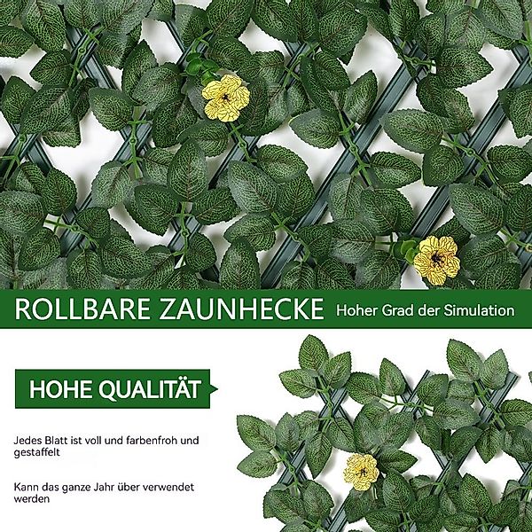 BlingBin Sichtschutzelement Erweiterbare Gartenzaunpaneele - Gartenzaun günstig online kaufen