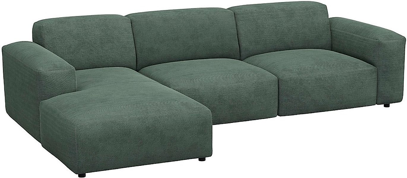 FLEXLUX Ecksofa "Lucera bequem und komfortabel durch hochwertigen Sitzaufba günstig online kaufen