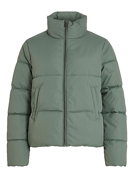 VILA Hoher Kragen Puffer- Jacke Damen Grün günstig online kaufen