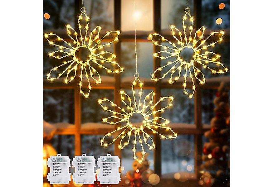 Elegear LED-Lichterkette 0.3/0.6/0.8M Led weihnachtsdeko fenster, weihnacht günstig online kaufen