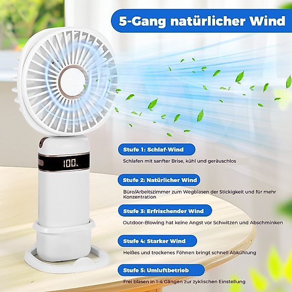 BlingBin Handventilator Tragbarer Leise Ventilator mit günstig online kaufen