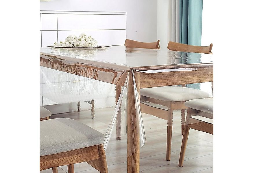 Emhelle Tischdecke Tischfolie Transparent Tischdecke Wasserdicht Durchsicht günstig online kaufen